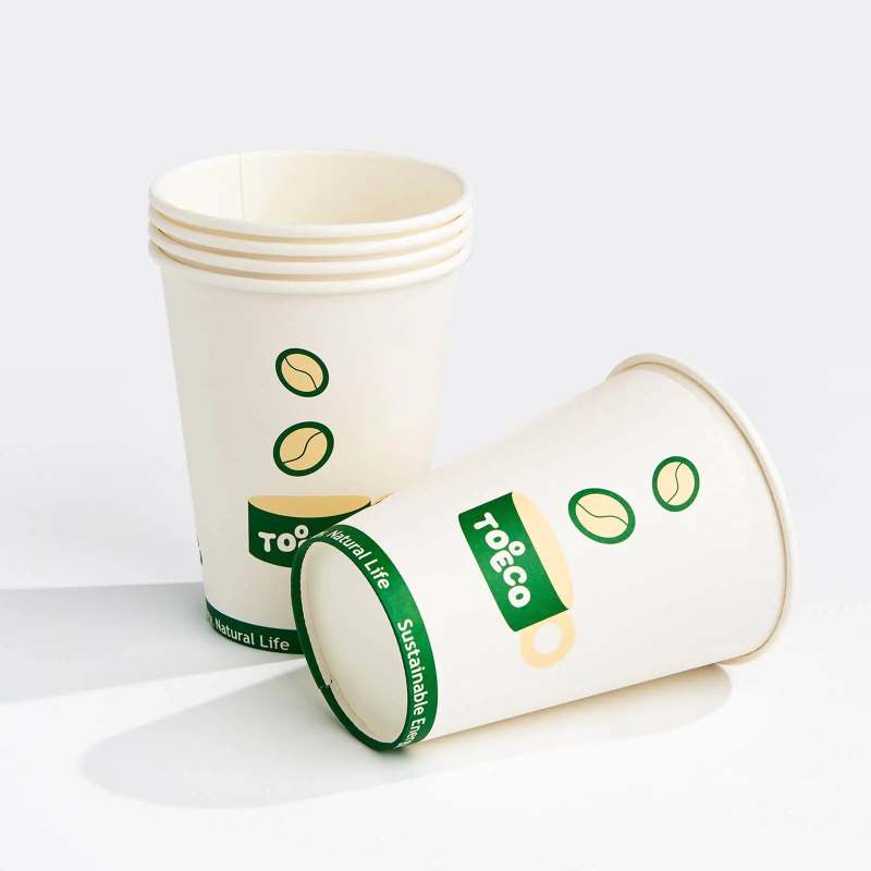 16 oz Custom Compostable Paper Cups RacetopPrint