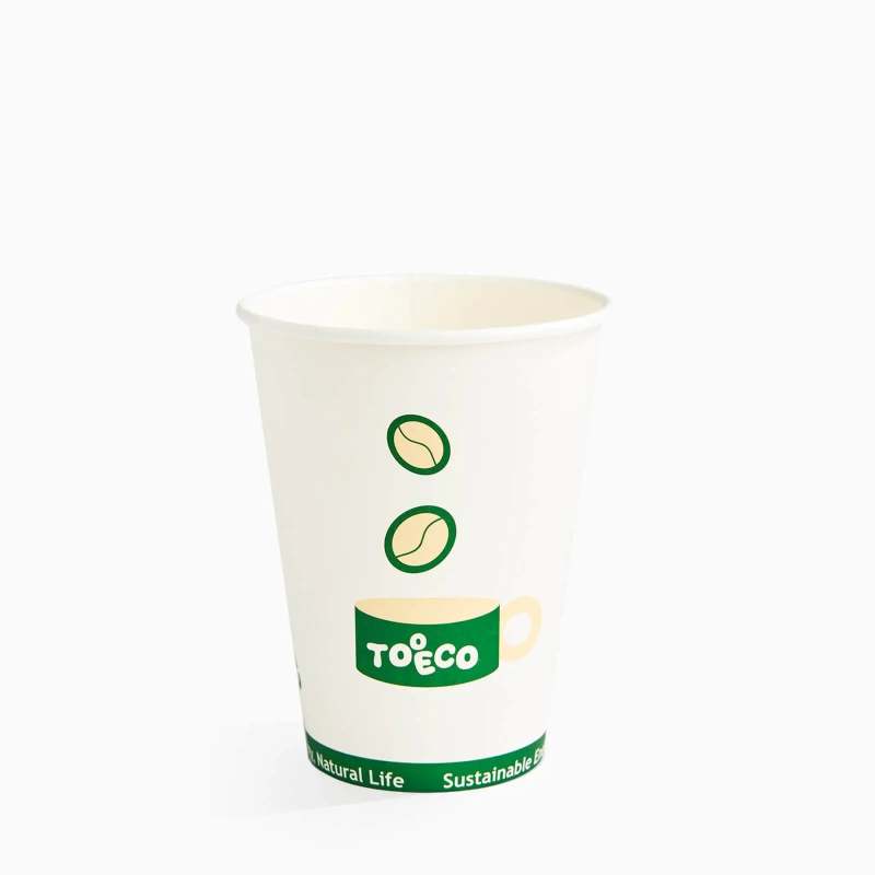 16 oz Custom Compostable Paper Cups RacetopPrint