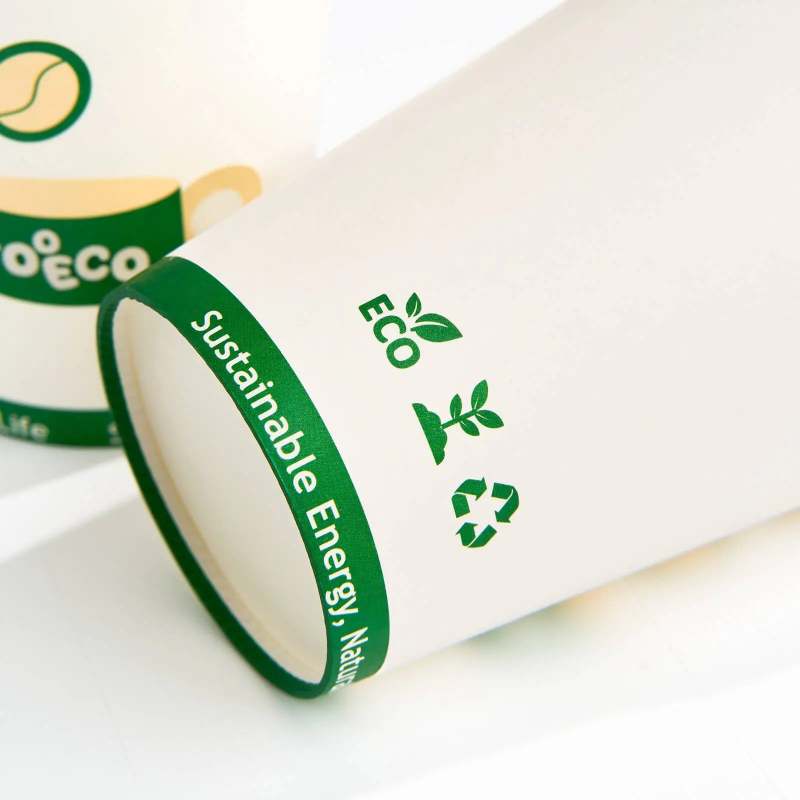 16 oz Custom Compostable Paper Cups RacetopPrint