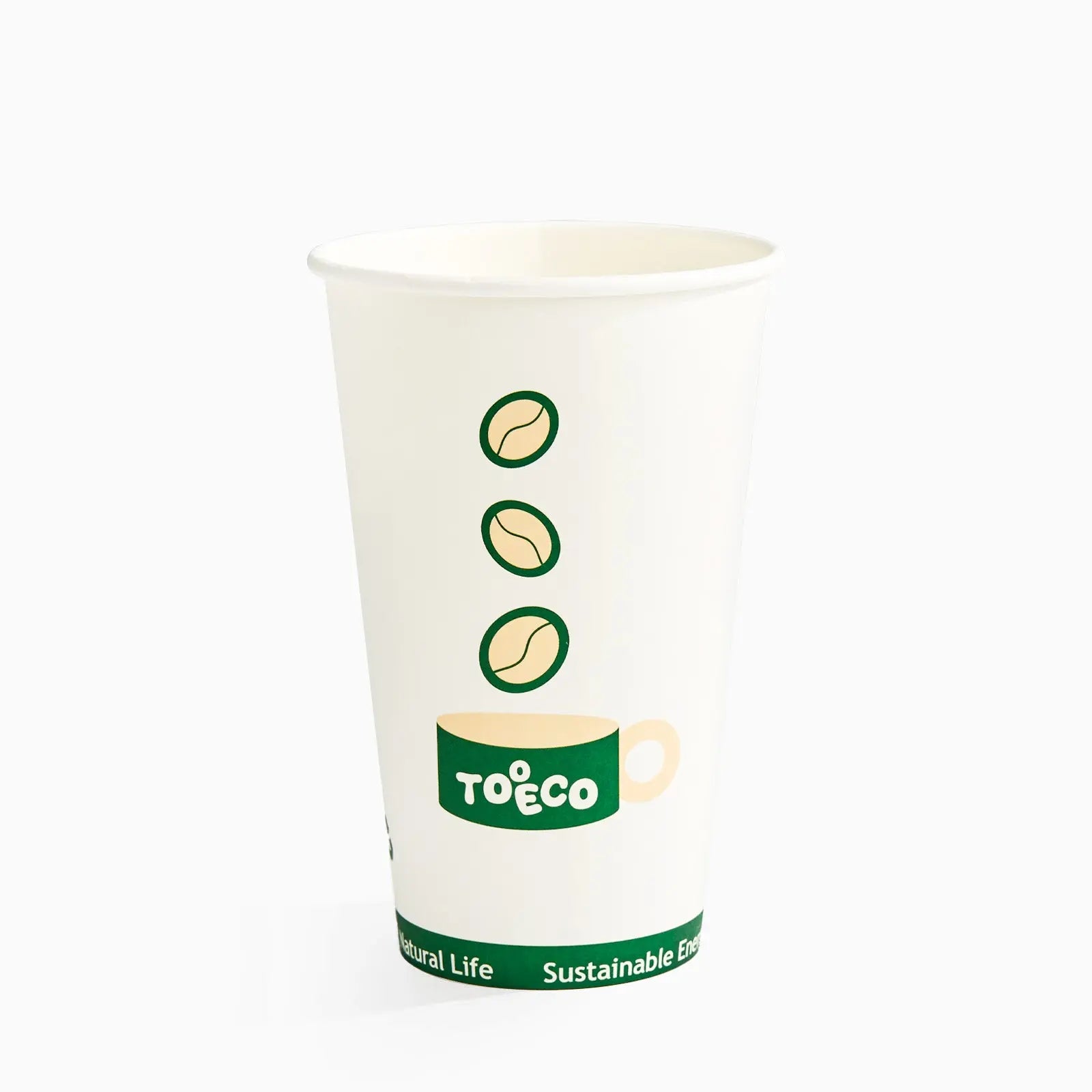 16 oz Custom Compostable Paper Cups-SPU RacetopPrint