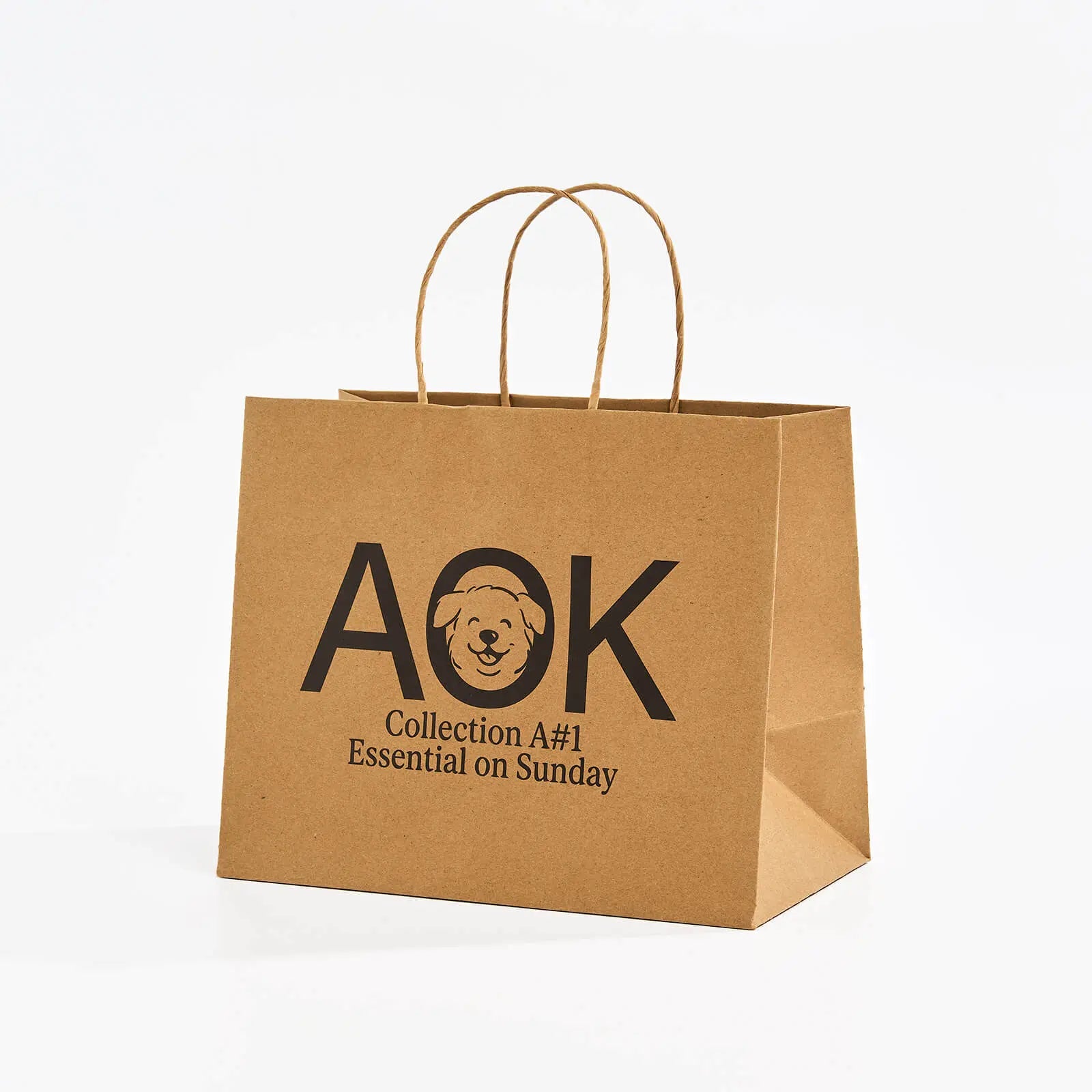 Custom Reinforced Kraft Paper Bags-测试 RacetopPrint