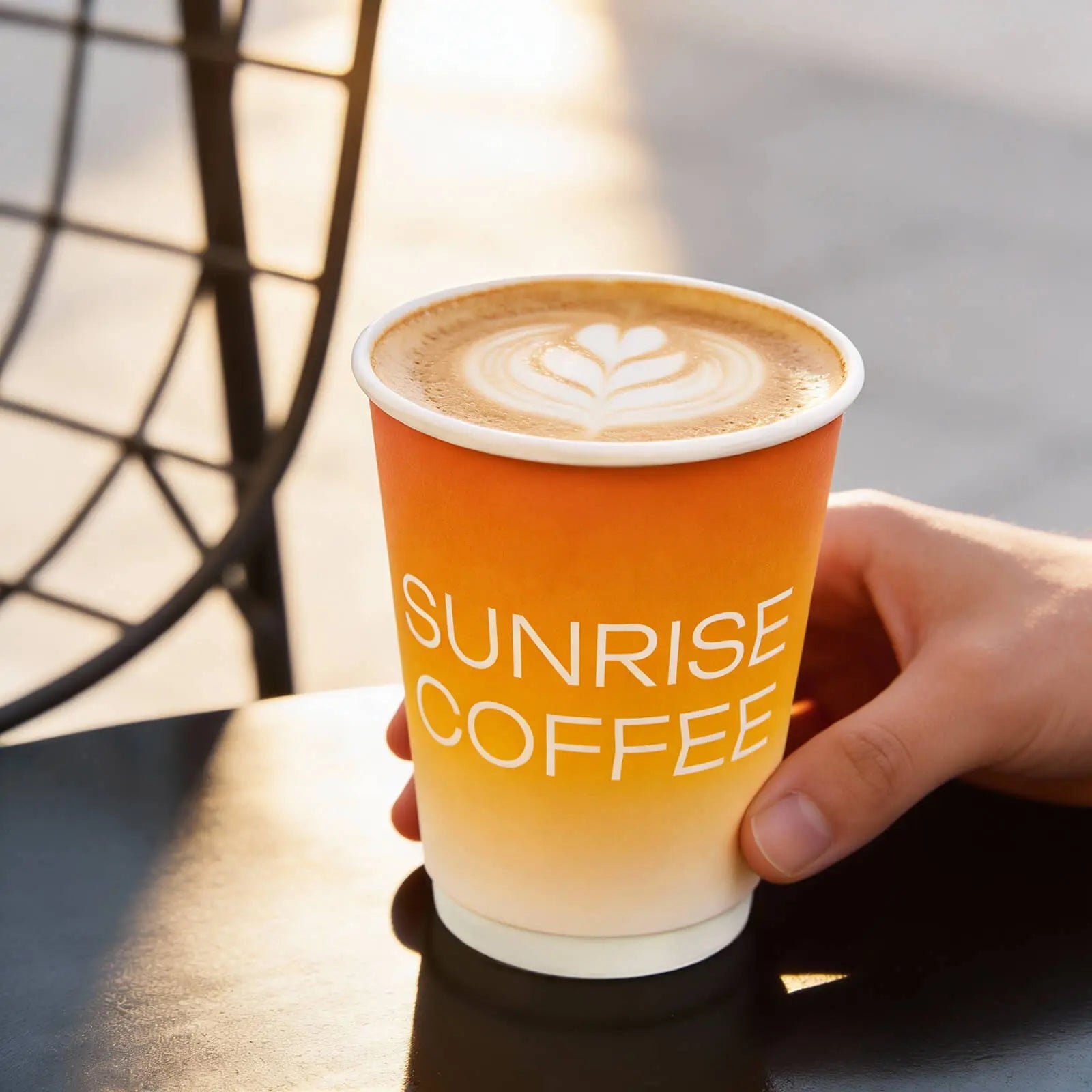 12 oz Custom Compostable Double Wall Paper Cups-SPU RacetopPrint