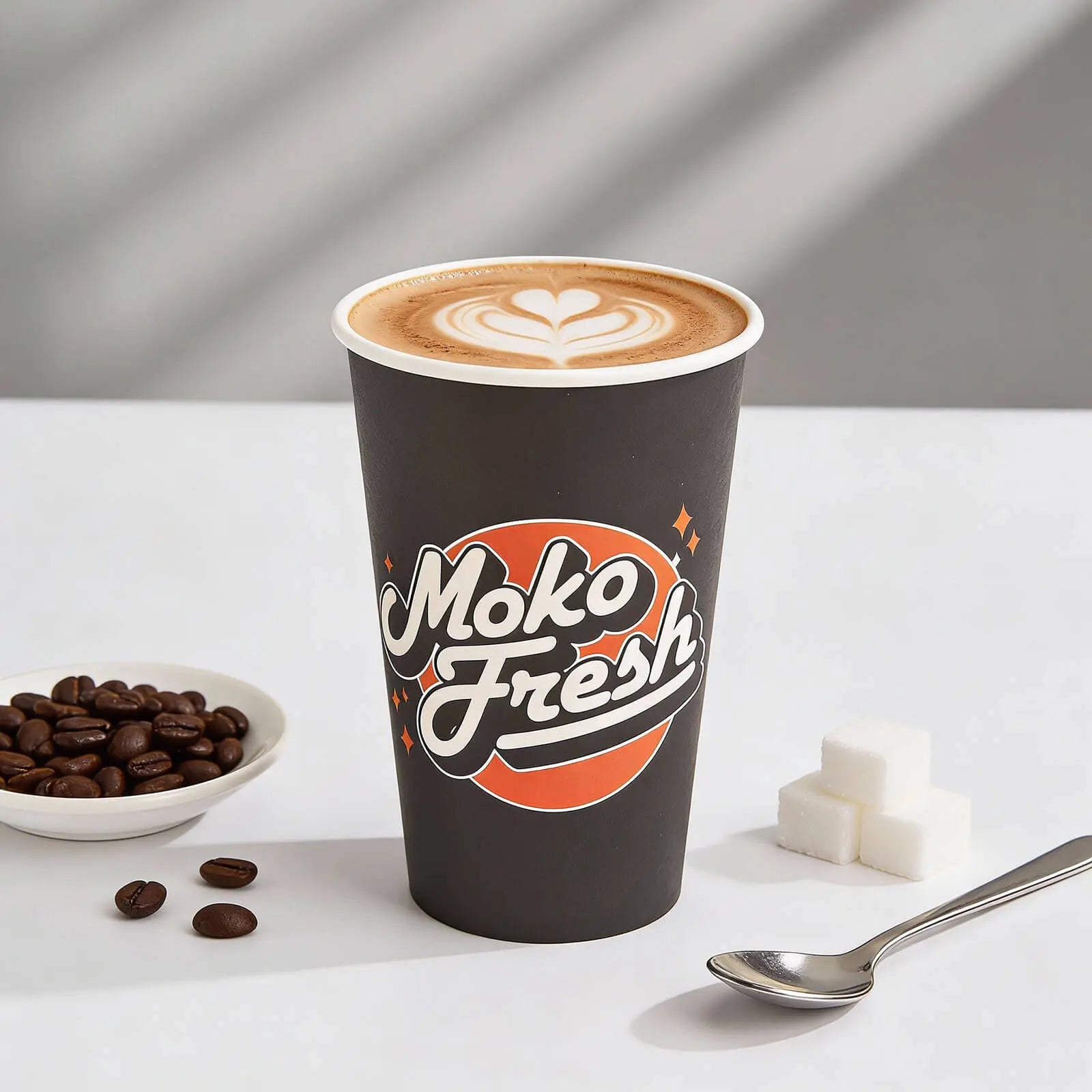 16 oz Custom Compostable Paper Cups-SPU RacetopPrint