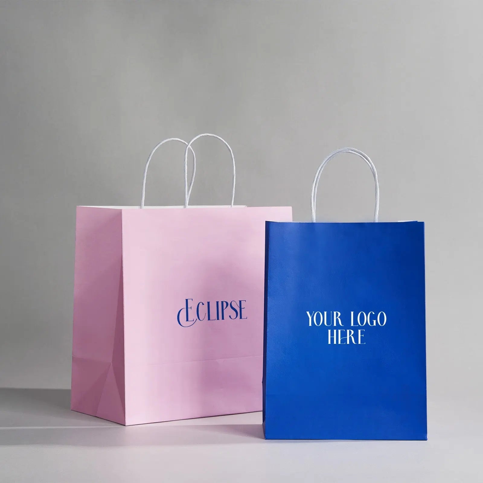 Custom Shopping Paper Bags with Handles-SPU RacetopPrint