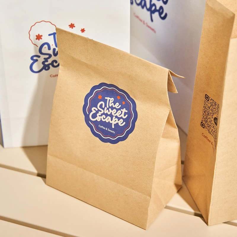 Custom Paper Lunch Bags RacetopPrint