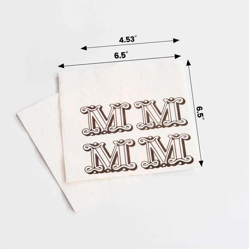 Custom Gold Foil Napkins RacetopPrint
