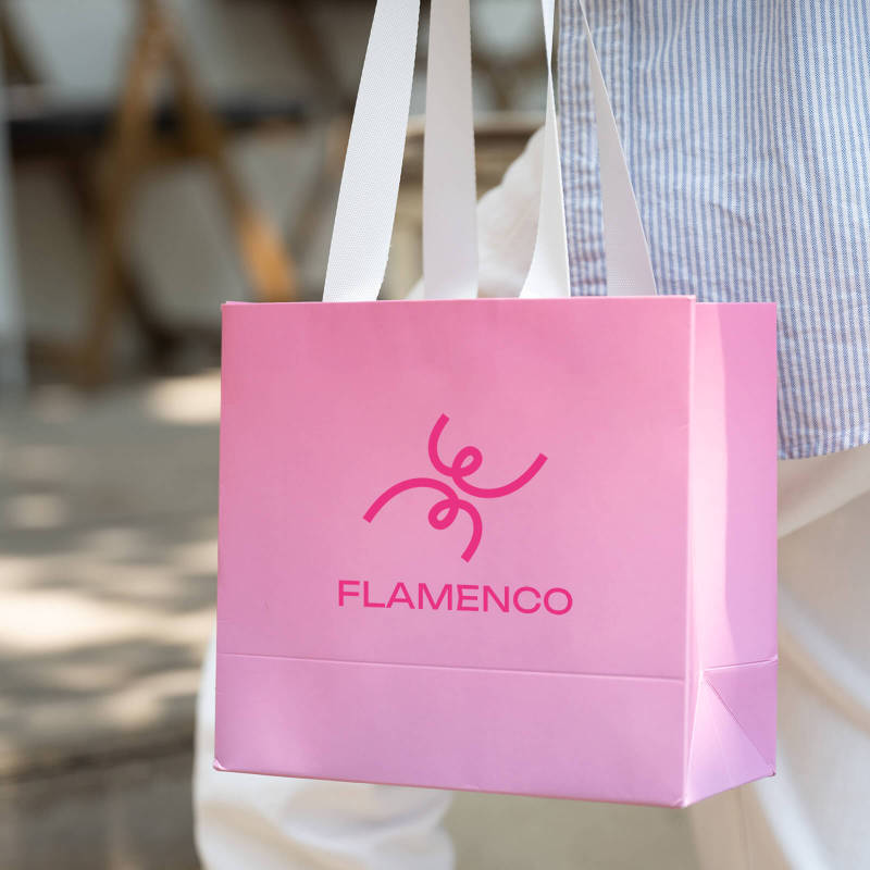 Custom Ribbon Handle Gift Bags